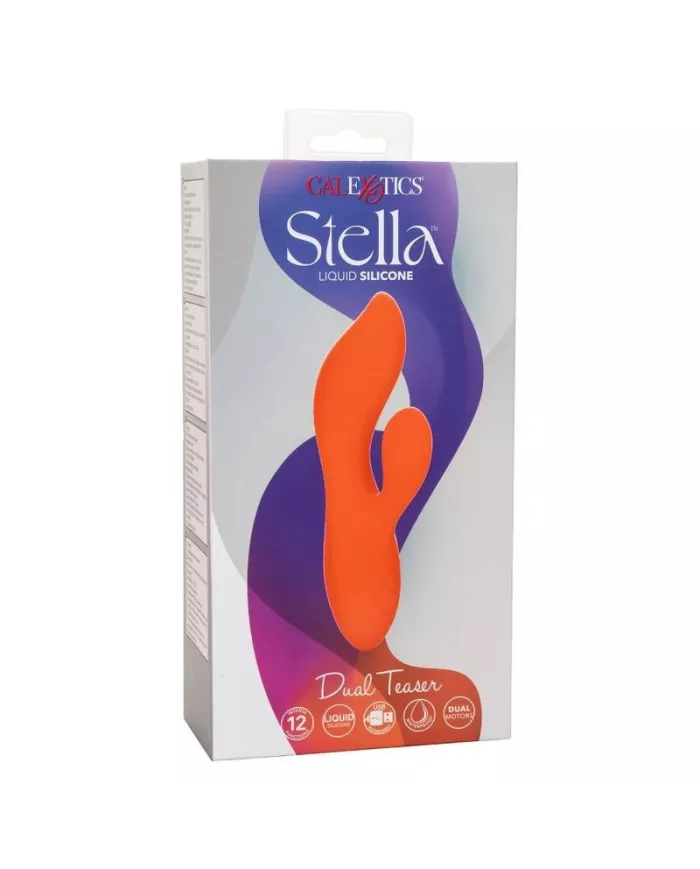 CALEXOTICS - STELLA DUAL TEASER ORANGE CALEXOTICS - STELLA DUAL TEASER ORANGE