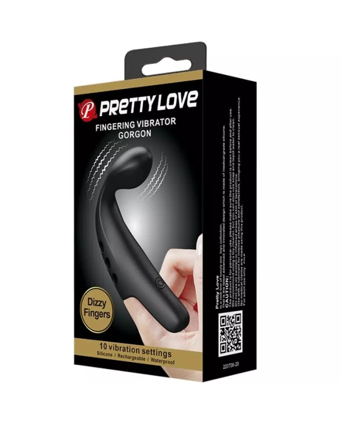 PRETTY LOVE - DÉS VIBRATEUR BLACK GORGON PRETTY LOVE - DÉS VIBRATEUR BLACK GORGON