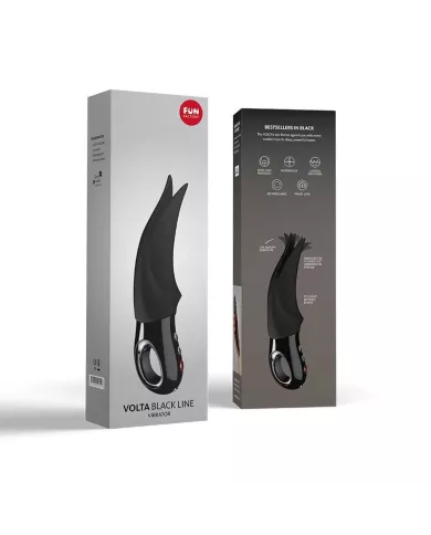 FUN FACTORY - VIBRATEUR CLITORAL VOLTA LIGNE NOIRE