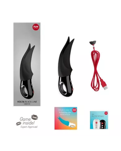 FUN FACTORY - VIBRATEUR CLITORAL VOLTA LIGNE NOIRE