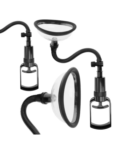 INTENSE - POMPE VAGINALE MANUELLE AVEC DEUX COUPELLES INTERCHANGEABLES INTENSE - POMPE VAGINALE MANUELLE AVEC DEUX COUPELLES INTERCHANGEABLES