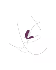 XOCOON - VIBRATEUR BOUND LOVE COUPLES VIOLET XOCOON - VIBRATEUR BOUND LOVE COUPLES VIOLET