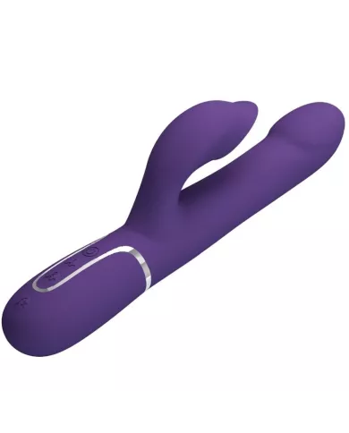 PRETTY LOVE - ZALIN PERLES VIBRATEUR LAPIN 4 EN 1 VIOLET