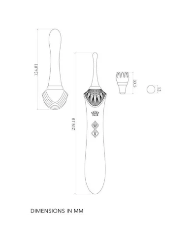 ZALO - BESS 2 CLITORAL MASSAGER BLACK