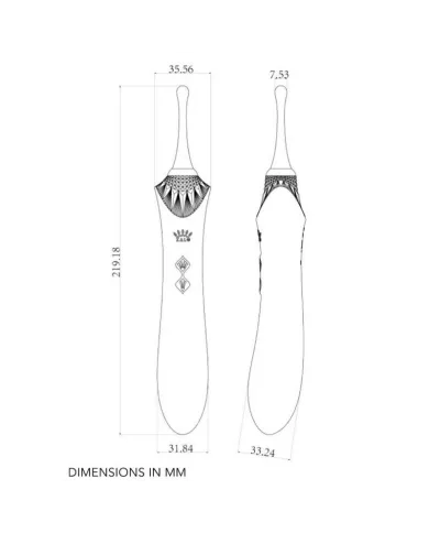 ZALO - BESS 2 CLITORAL MASSAGER BLACK