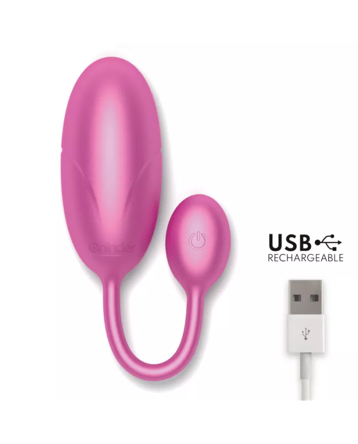 ONINDER - OEUF VIBRANT TOKYO ROSE 7,5 X 3,2 CM APPLICATION GRATUITE