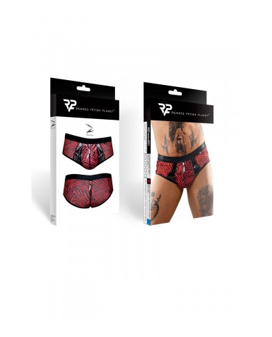 Shorty à zip en tulle zébré - Regnes