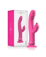 INTENSE - VIBRATEUR JULIO RABBIT SILICONE ROSE