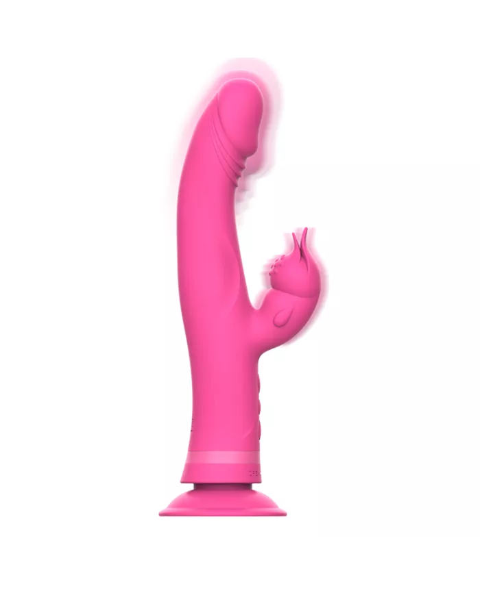 INTENSE - VIBRATEUR JULIO RABBIT SILICONE ROSE