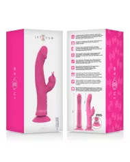 INTENSE - VIBRATEUR JULIO RABBIT SILICONE ROSE