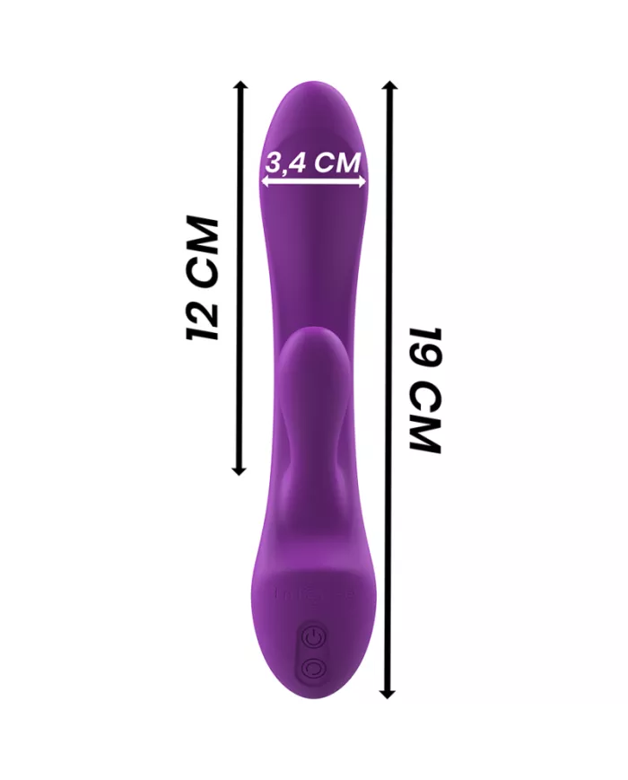 INTENSE - LUIGI RABBIT VIBRATEUR LIQUIDE SILICONE VIOLET