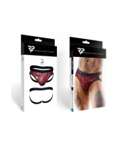 Jockstrap en tulle zébré - Regnes