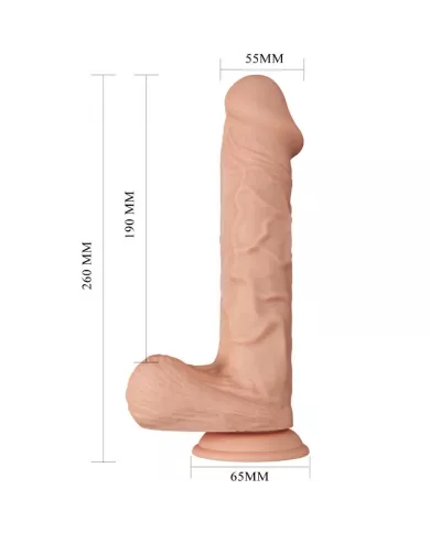 BAILE - BELLE RENCONTRE BERGRISI GODE RÉALISTE FLEXIBLE 26 CM NATUREL