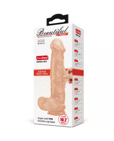 BAILE - BELLE RENCONTRE BERGRISI GODE RÉALISTE FLEXIBLE 26 CM NATUREL