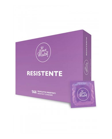 144 Préservatifs résistants Love Match