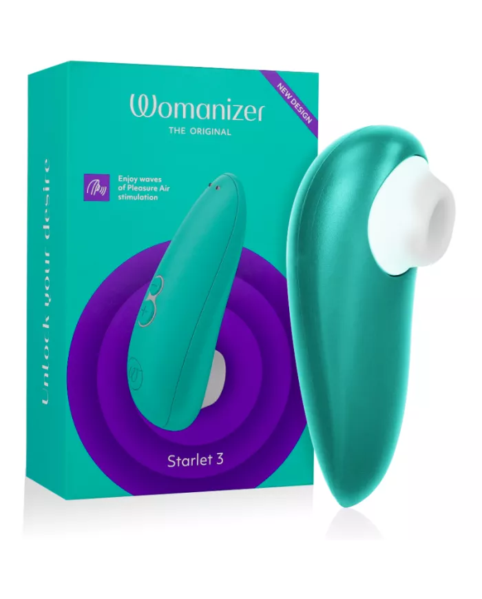 WOMANIZER - STIMULATEUR CLITORAL STARLET 3 TURQUOISE