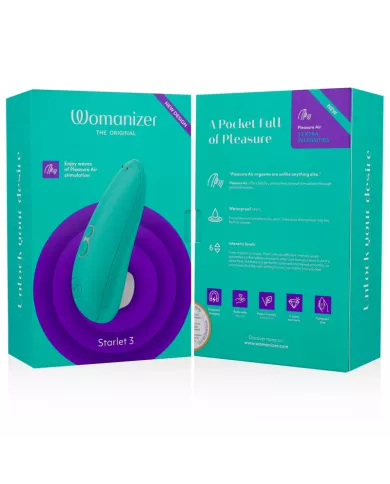 WOMANIZER - STIMULATEUR CLITORAL STARLET 3 TURQUOISE