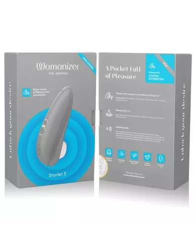 WOMANIZER - STIMULATEUR CLITORAL STARLET 3 GRIS