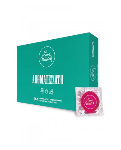 144 préservatifs aromatisés Love Match