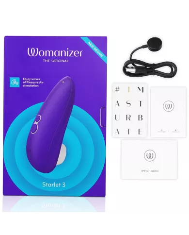WOMANIZER - STIMULATEUR CLITORAL STARLET 3 INDIGO