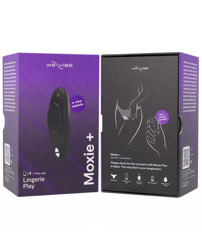 WE-VIBE - VIBRATEUR CLITORAL MOXIE + NOIR