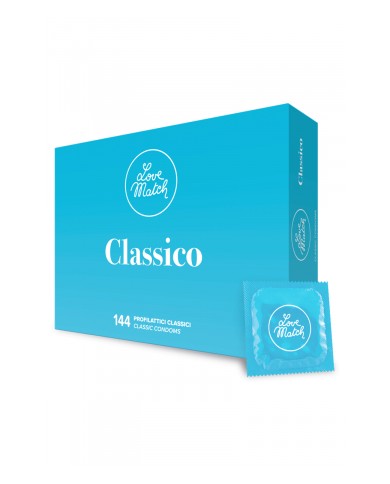144 Préservatifs classiques Love Match