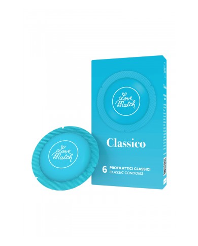6 Préservatifs classiques Love Match
