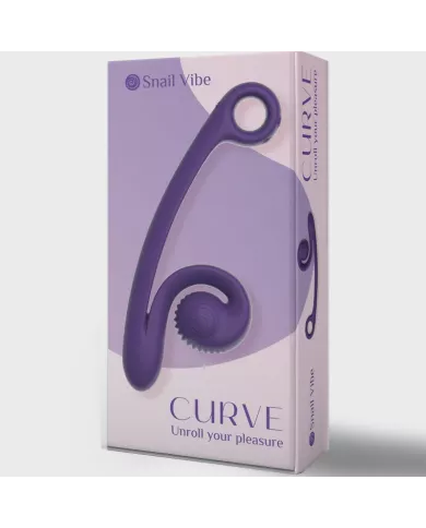 SNAIL VIBE - VIBRATEUR COURBE VIOLET SNAIL VIBE - VIBRATEUR COURBE VIOLET