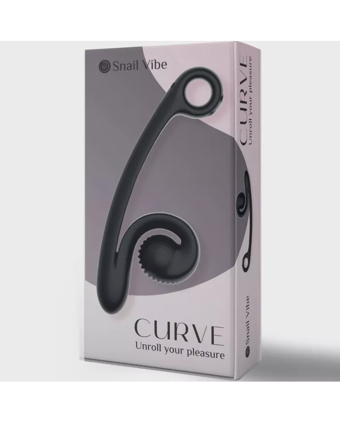 SNAIL VIBE - VIBRATEUR COURBE NOIR