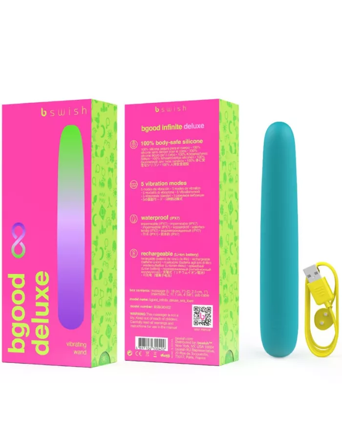 B SWISH - VIBRATEUR RECHARGEABLE B SWISH - BGOOD INFINITE DELUXE SILICONE BLEU B SWISH - VIBRATEUR RECHARGEABLE B SWISH - BGOOD INFINITE DELUXE SILICONE BLEU