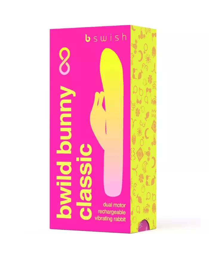 B SWISH - VIBRATEUR RECHARGEABLE CLASSIQUE BWILD BUNNY INFINITE SILICONE ROSE B SWISH - VIBRATEUR RECHARGEABLE CLASSIQUE BWILD BUNNY INFINITE SILICONE ROSE