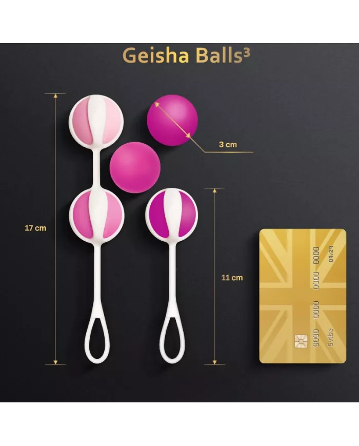 G-VIBE - SET 5 BOULES DE GEISHA3 ROSE G-VIBE - SET 5 BOULES DE GEISHA3 ROSE