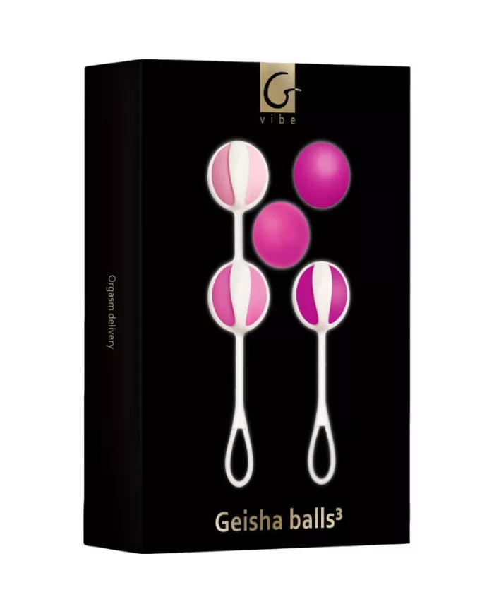 G-VIBE - SET 5 BOULES DE GEISHA3 ROSE G-VIBE - SET 5 BOULES DE GEISHA3 ROSE