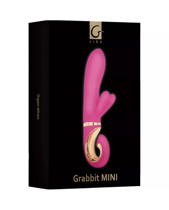 G-VIBE - VIBRATEUR GRABBIT MINI ROSE EN SILICONE G-VIBE - VIBRATEUR GRABBIT MINI ROSE EN SILICONE