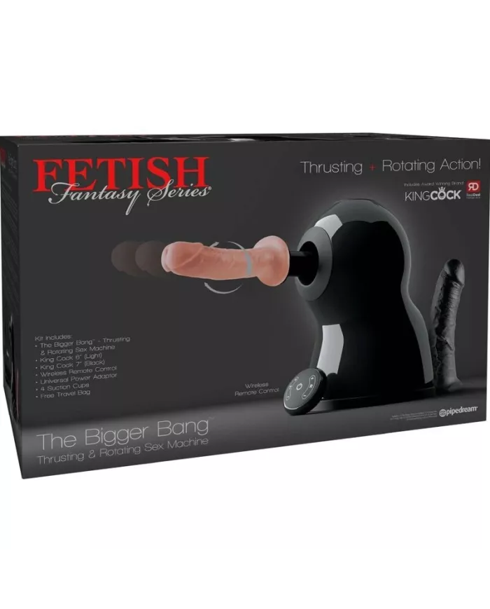 FETISH FANTASY SERIES - SEX MACHINE PLUS GRANDE ROTATION ET POUSSE DE BANG