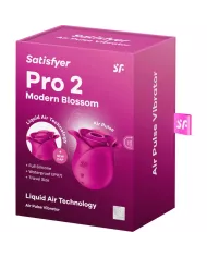 SATISFYER - AIR PULSE VIBRATEUR FLEUR MODERNE PRO 2 SATISFYER - AIR PULSE VIBRATEUR FLEUR MODERNE PRO 2