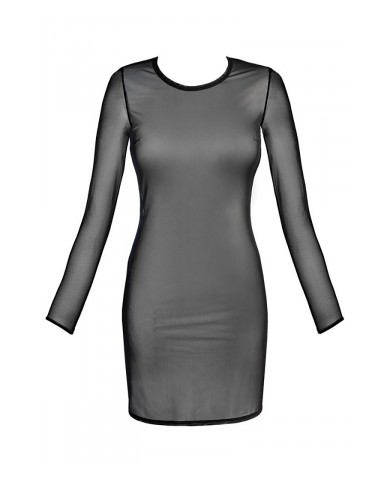 Robe tulle noir V-10639 - Axami