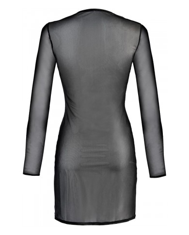 Robe tulle noir V-10639 - Axami
