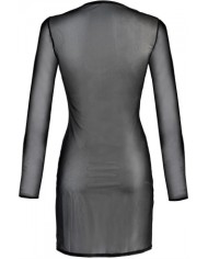 Robe tulle noir V-10639 - Axami