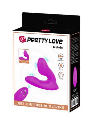 PRETTY LOVE - MASSEUR DE CLITORIS MELVIN AVEC TÉLÉCOMMANDE