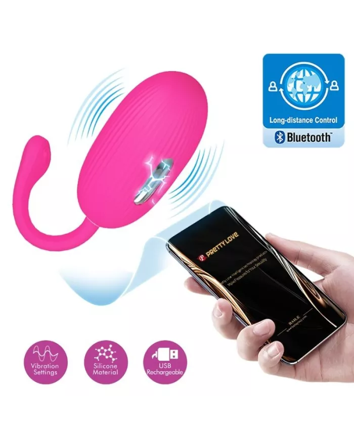 PRETTY LOVE - OEUF VIBRANT RECHARGEABLE DOREEN MAGENTA TÉLÉCOMMANDE PRETTY LOVE - OEUF VIBRANT RECHARGEABLE DOREEN MAGENTA TÉLÉCOMMANDE
