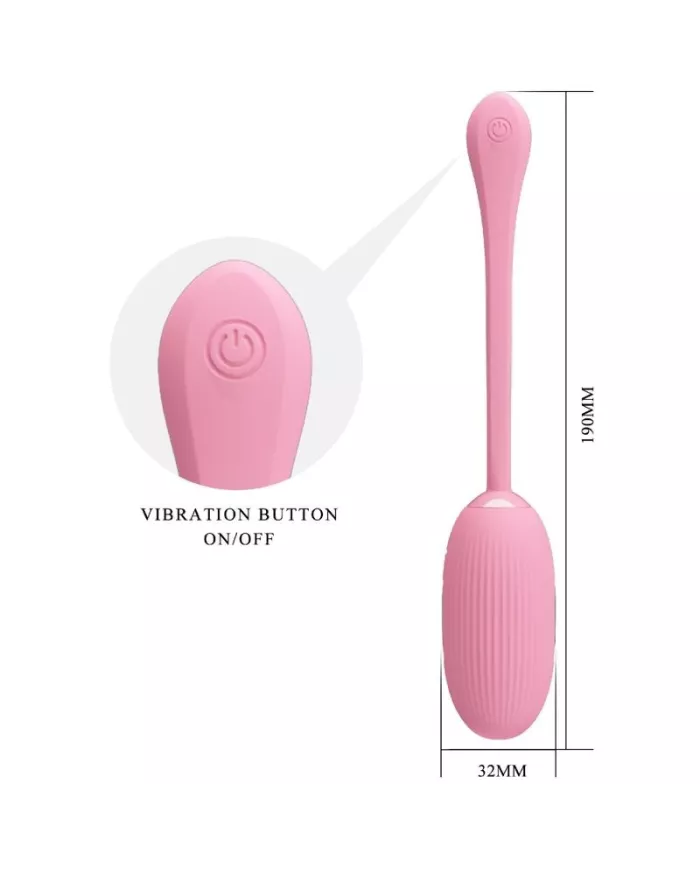 PRETTY LOVE - OEUF VIBRANT RECHARGEABLE ROSE DOREEN PRETTY LOVE - OEUF VIBRANT RECHARGEABLE ROSE DOREEN