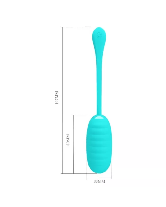 PRETTY LOVE - KIRK OEUF VIBRANT RECHARGEABLE VERT CLAIR PRETTY LOVE - KIRK OEUF VIBRANT RECHARGEABLE VERT CLAIR