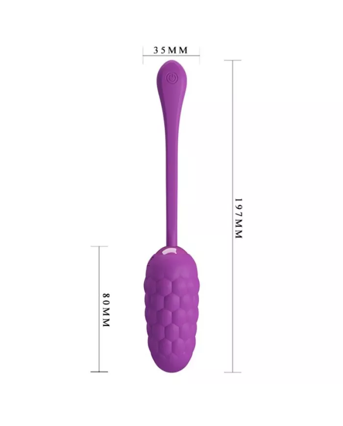 PRETTY LOVE - OEUF VIBRANT  TEXTURE MARINE RECHARGEABLE VIOLET PRETTY LOVE - OEUF VIBRANT  TEXTURE MARINE RECHARGEABLE VIOLET