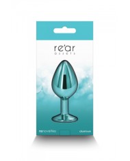 Plug bijou aluminium chromé vert M