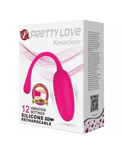 PRETTY LOVE - OEUF VIBRANT RECHARGEABLE KNUCKER ROSE