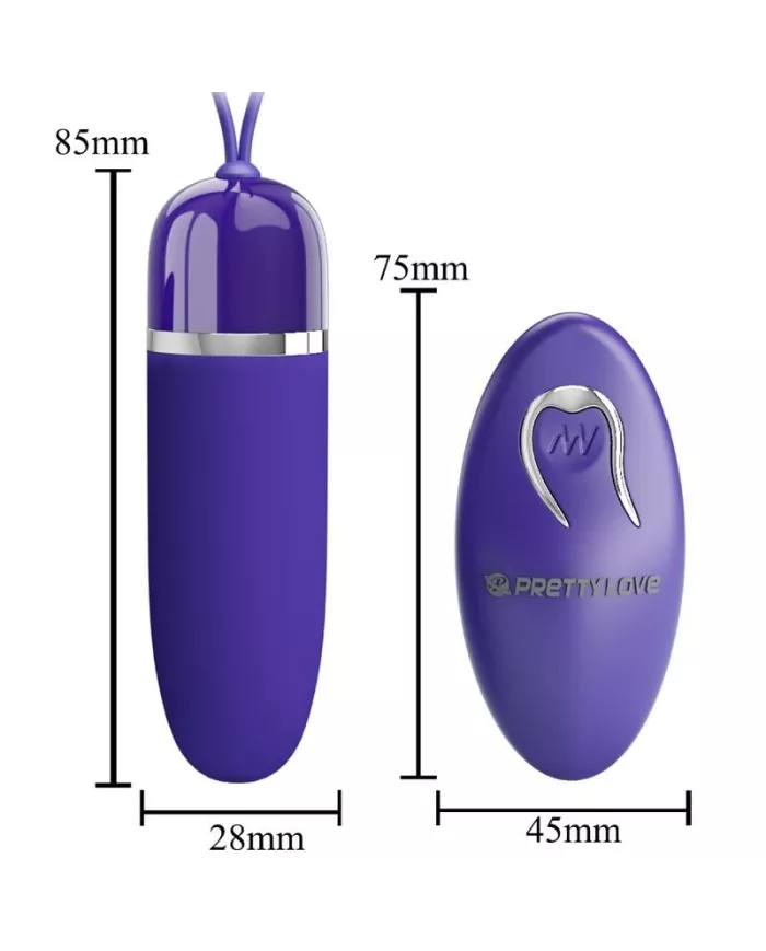 PRETTY LOVE - MINI BALLE VIBRANTE DARLENE YOUTH VIOLET