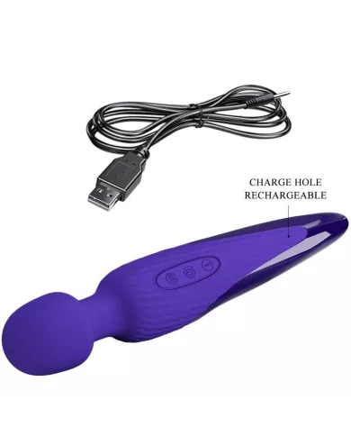 PRETTY LOVE - ANTONY YOUTH WAND VIBRATEUR VIOLETTE EFFET CHALEUR PRETTY LOVE - ANTONY YOUTH WAND VIBRATEUR VIOLETTE EFFET CHALEUR