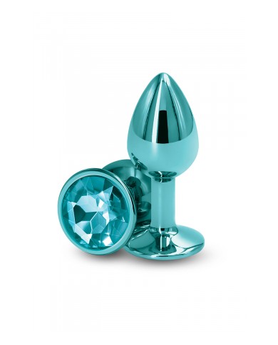Plug bijou aluminium chromé vert S