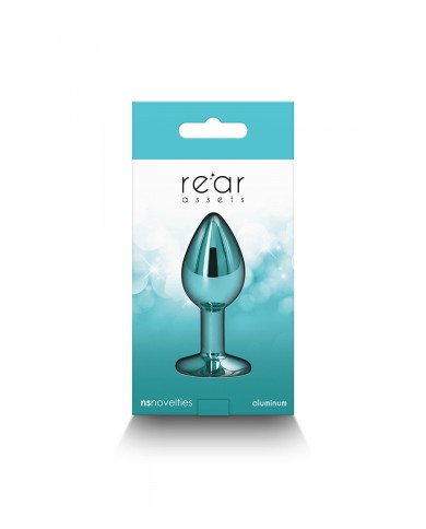 Plug bijou aluminium chromé vert S